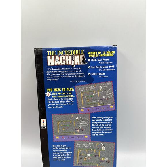 Incredible Machine (Panasonic 3DO, 1994) Long Box, Tested - Picture 5 of 10